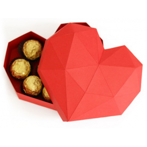 Caja corazon, regalo, san...