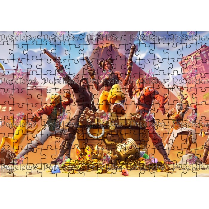 Rompecabezas Fortnite Season 8 Puzzle Cantidad de Piezas 54 Rompecabezas Fortnite Season 8 Puzzle Cantidad de Piezas 54
