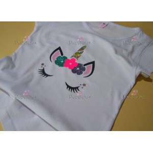 Remera Nena Unicornio con...